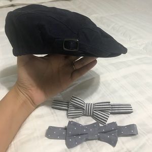 Baby boy Hat and bow ties 🎩